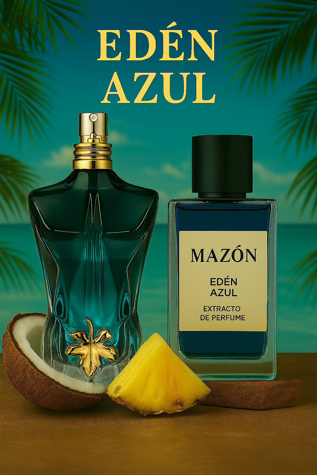 Eden Azul (Inspiración en Le Beau - Jean Paul Gaultier)