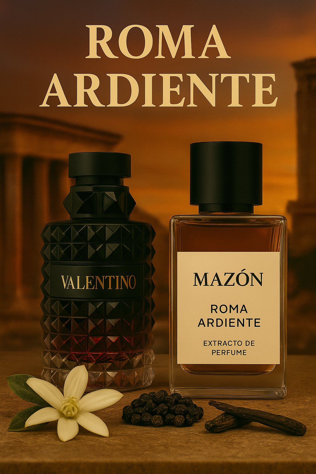 Roma Ardiente (Inspiración en Born in Roma Intense - Valentino)