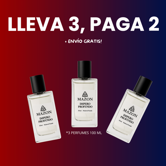 Promo 3x2 en Fragancias (100ml)
