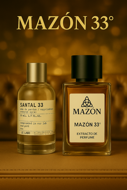 Mazón 33° (Inspiración en Santal 33 - Le Labo)