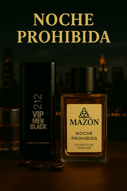 Noche Prohibida (Inspiración en 212 VIP Men Black - Carolina Herrera)