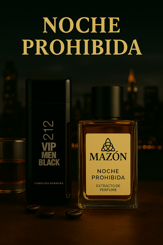 Noche Prohibida (Inspiración en 212 VIP Men Black - Carolina Herrera)