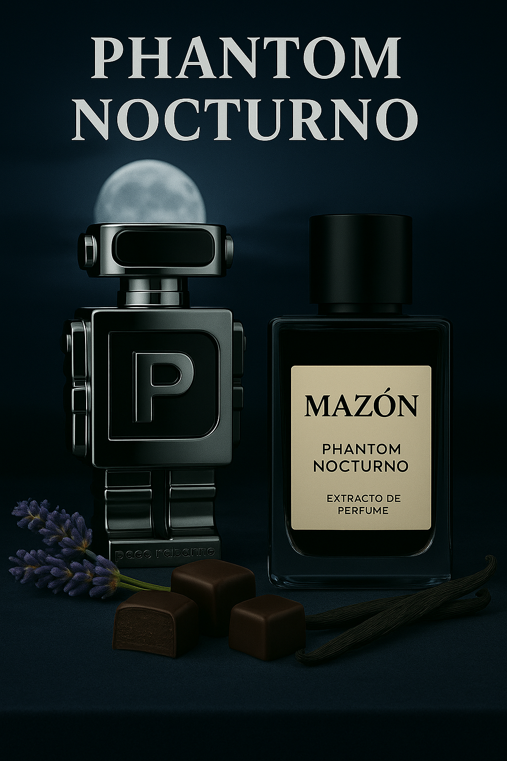 PHANTOM NOCTURNO  Inspirado en( Phantom – Paco Rabanne)