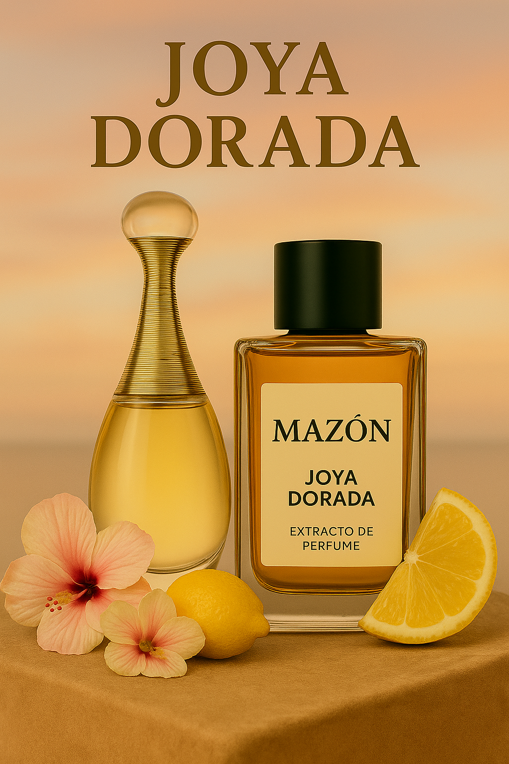 Joya Dorada (Inspiración en J’adore – Dior)