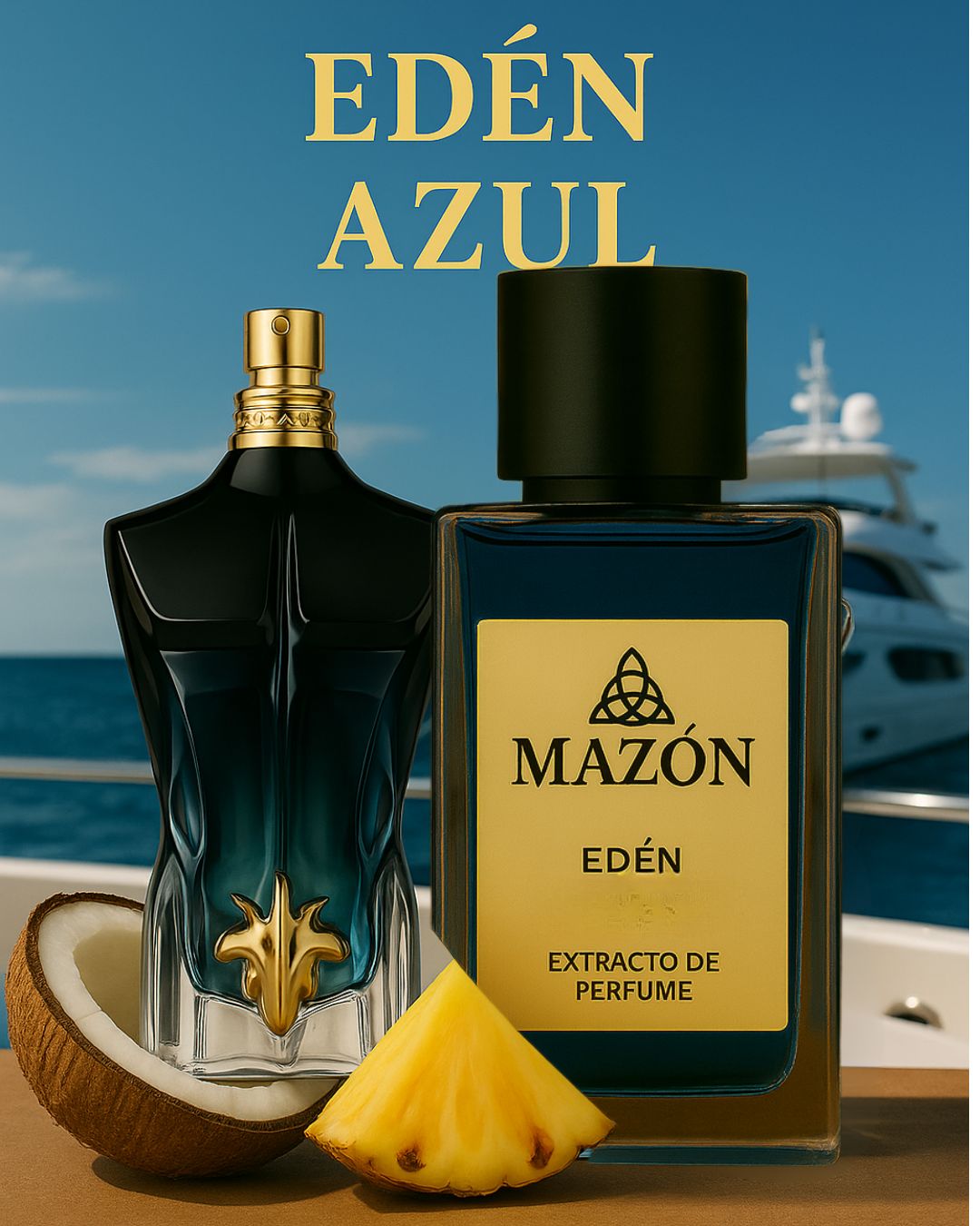 Eden Azul (Inspiración en Le Beau - Jean Paul Gaultier)